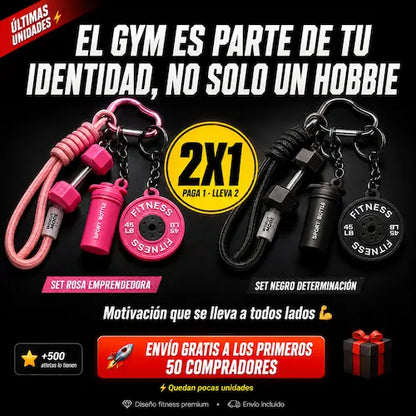 LLAVERO PREMIUM MINI SET FITNESS™ - EDICION LIMITADA