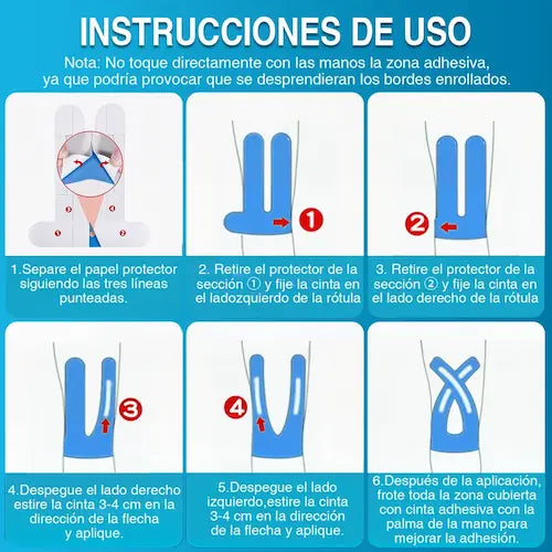 TAPEX PRO™- Muevete sin Miedo a que tu Rodilla te Falle (Pack X 10 Unid)