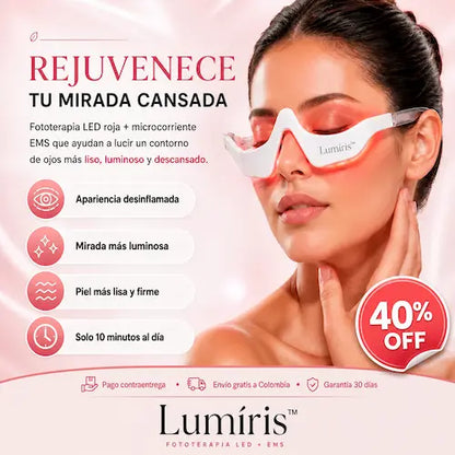 Lumíris™- Adiós Bolsas y Mirada Cansada Con Solo 10 Minutos al Día