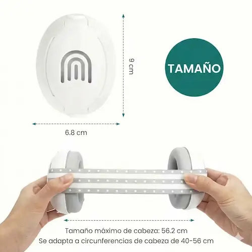 SILENTBABY PRO™ - Cómoda protección auditiva que mantiene a los bebés tranquilos en cualquier lugar