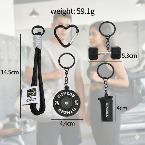 LLAVERO PREMIUM MINI SET FITNESS™ - EDICION LIMITADA